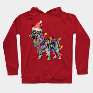 cute christmas dog Hoodie